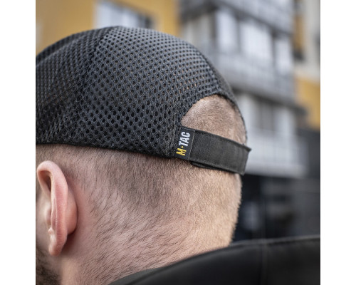 M-TAC БЕЙСБОЛКА С СЕТКОЙ FLEX РИП-СТОП BLACK