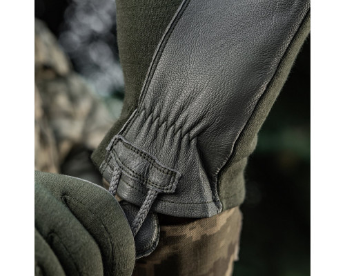 M-TAC ПЕРЧАТКИ NOMEX SPORT LEATHER OLIVE