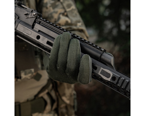 M-TAC ПЕРЧАТКИ NOMEX SPORT LEATHER OLIVE