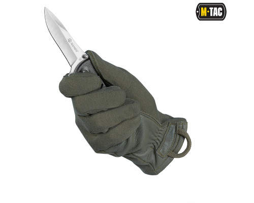 M-TAC ПЕРЧАТКИ NOMEX SPORT LEATHER OLIVE