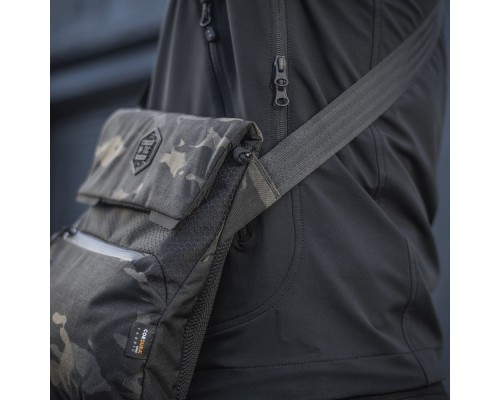 M-TAC СУМКА KONVERT BAG ELITE MULTICAM BLACK/BLACK