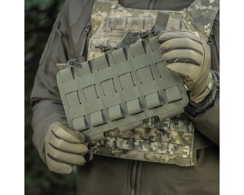 M-TAC ПОДСУМОК ЭЛАСТИЧНЫЙ НА 3 МАГАЗИНА ELITE LASER CUT RANGER GREEN