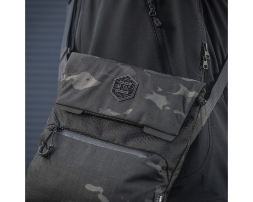 M-TAC СУМКА KONVERT BAG ELITE MULTICAM BLACK/BLACK