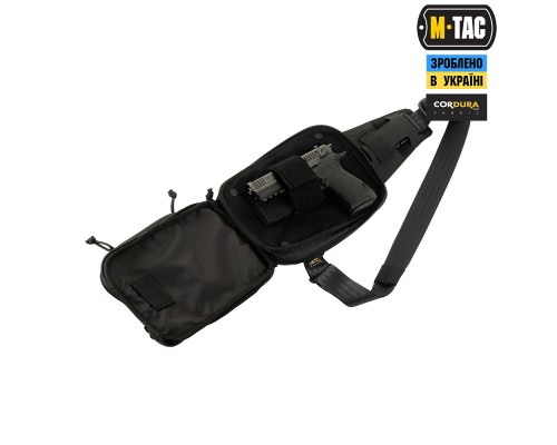M-TAC СУМКА SLING PISTOL BAG ELITE HEX BLACK