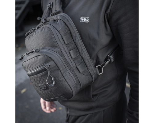 M-TAC СУМКА CROSS BAG SLIM ELITE HEX BLACK