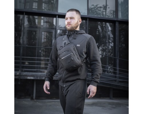 M-TAC СУМКА CROSS BAG SLIM ELITE HEX BLACK