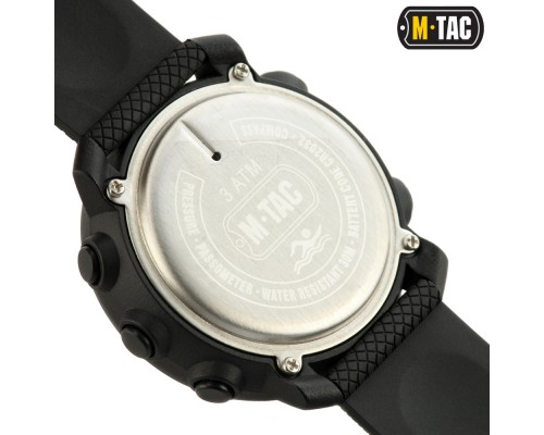 M-TAC ЧАСЫ ТАКТИЧЕСКИЕ МУЛЬТИФУНКЦИОНАЛЬНЫЕ BLACK