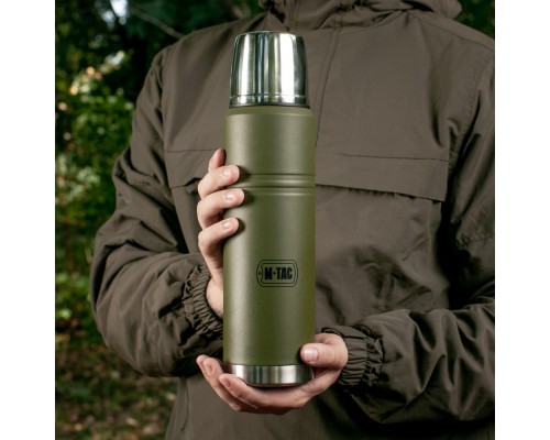 M-TAC ТЕРМОС 1000 МЛ ОЛИВА|НЕРЖ.