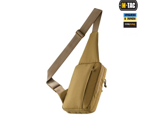 M-TAC СУМКА-КОБУРА НАПЛЕЧНАЯ ELITE GEN.IV С ЛИПУЧКОЙ COYOTE