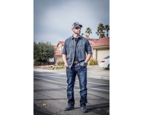 Рубашка DEFENDER Mk2 Gentleman Shirt® - Melange Blue