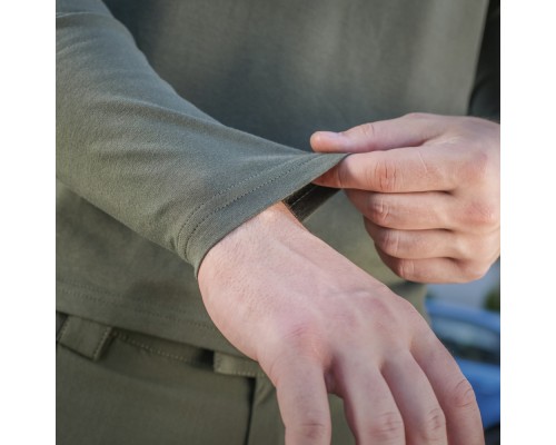 M-TAC ФУТБОЛКА ДЛИННЫЙ РУКАВ 93/7 ARMY OLIVE