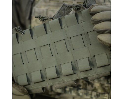 M-TAC ПОДСУМОК ЭЛАСТИЧНЫЙ НА 3 МАГАЗИНА ELITE LASER CUT RANGER GREEN