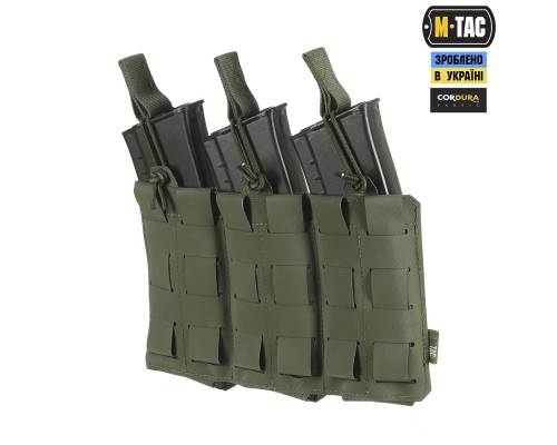 M-TAC ПОДСУМОК ЭЛАСТИЧНЫЙ НА 3 МАГАЗИНА ELITE LASER CUT RANGER GREEN