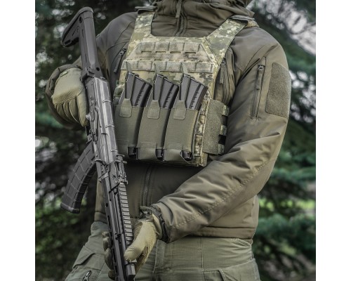M-TAC ПОДСУМОК ЭЛАСТИЧНЫЙ НА 3 МАГАЗИНА ELITE LASER CUT RANGER GREEN