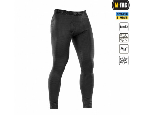 M-TAC ТЕРМОБРЮКИ ФЛИС DELTA LEVEL 2 BLACK