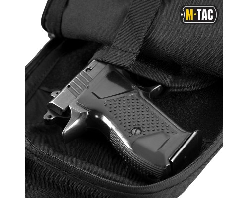 M-TAC СУМКА-КОБУРА НАПЛЕЧНАЯ С ЛИПУЧКОЙ BLACK