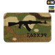 M-TAC НАШИВКА AKM 7,62Х39 LASER CUT MULTICAMBLACK
