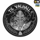 M-TAC НАШИВКА TIL VALHALL ПВХ СЕРО-ЧЕРНАЯ