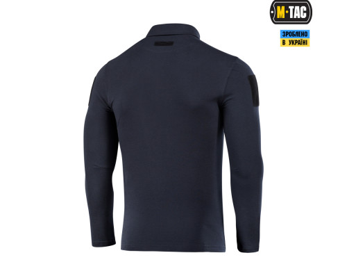 M-TAC ПОЛО ТАКТИЧЕСКОЕ ДЛИННЫЙ РУКАВ 65/35 DARK NAVY BLUE