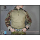 Тактическая рубашка EmersonGear G3 Combat Shirts Woodland