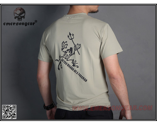Футболка EmersonGear Absorbent sweat and perspiration J Khaki