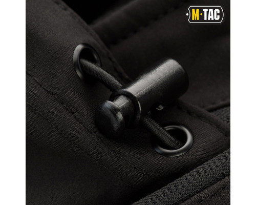 M-TAC КУРТКА SOFT SHELL С ПОДСТЕЖКОЙ BLACK