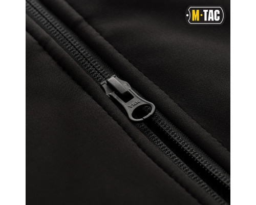 M-TAC КУРТКА SOFT SHELL С ПОДСТЕЖКОЙ BLACK