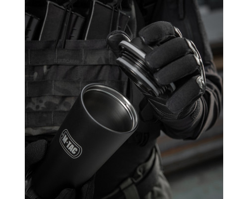 M-TAC ТЕРМОКРУЖКА С КЛАПАНОМ 450 МЛ Black