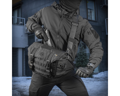 M-TAC СУМКА MESSENGER BAG ELITE HEX BLACK