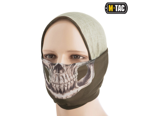 M-TAC ШАРФ-ТРУБА ОБЛЕГЧЕННЫЙ REAPER SKULL OLIVE