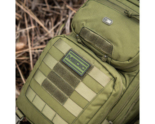 M-TAC НАШИВКА MEDIC PVC OLIVE/BLACK