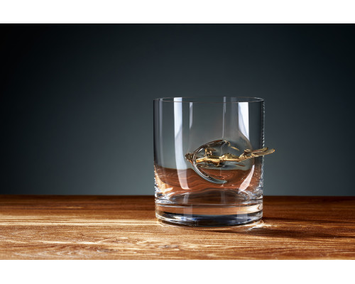 СТАКАН ДЛЯ ВИСКИ С ДЕТАЛИЗИРОВАННОЙ ФИГУРКОЙ ПОДВОДНОГО ОХОТНИКА