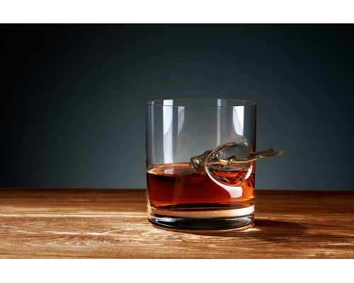 СТАКАН ДЛЯ ВИСКИ С ДЕТАЛИЗИРОВАННОЙ ФИГУРКОЙ ПОДВОДНОГО ОХОТНИКА