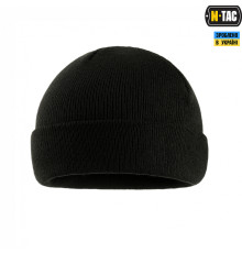 M-TAC ШАПКА ТОНКАЯ ВЯЗКА 100% АКРИЛ BLACK