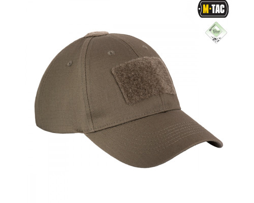 M-TAC БЕЙСБОЛКА С ЛИПУЧКОЙ FLEX РИП-СТОП DARK OLIVE