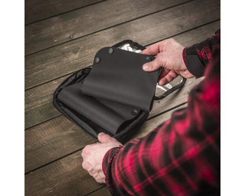 M-TAC ЛОТОК ДЛЯ ОБСЛУЖИВАНИЯ ОРУЖИЯ В ПОЛЕВЫХ УСЛОВИЯХ 24Х24 СМ BLACK