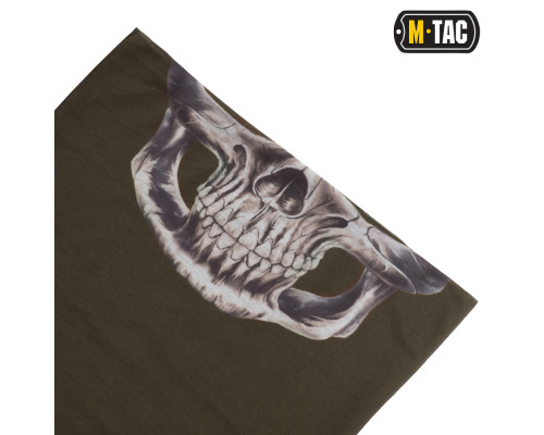 M-TAC ШАРФ-ТРУБА ОБЛЕГЧЕННЫЙ REAPER SKULL OLIVE