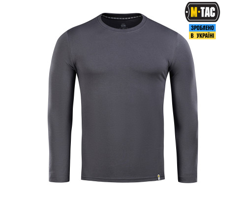 M-TAC ФУТБОЛКА ДЛИННЫЙ РУКАВ 93/7 DARK GREY