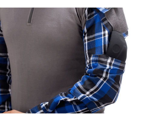 Боевая рубашка InvaderGear Flannel Combat Shirt Blue