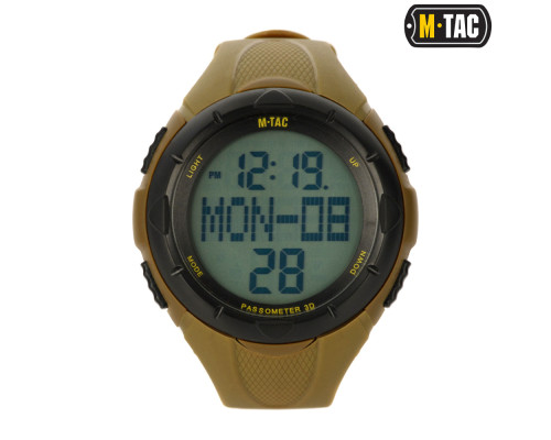 M-TAC ЧАСЫ ТАКТИЧЕСКИЕ С ШАГОМЕРОМ КОЙОТ