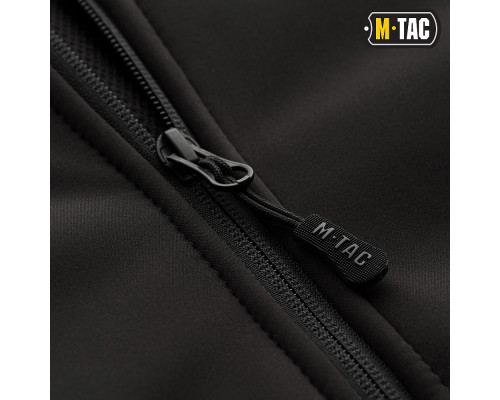 M-TAC КУРТКА SOFT SHELL С ПОДСТЕЖКОЙ BLACK