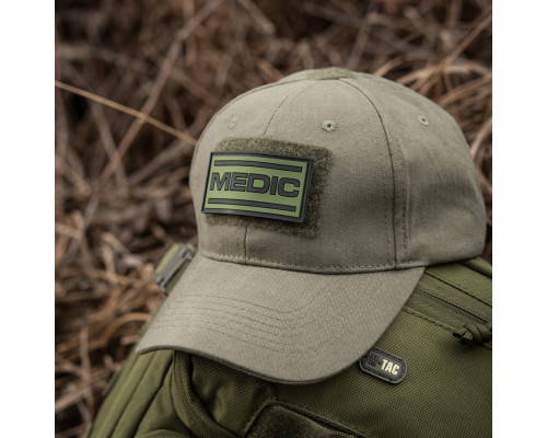 M-TAC НАШИВКА MEDIC PVC OLIVE/BLACK