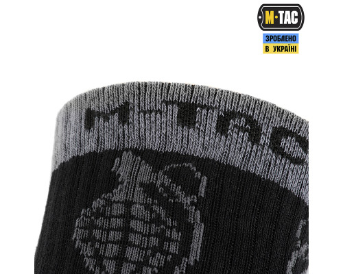 M-TAC НОСКИ ЛЕГКИЕ MK.3 GRENADES BLACK