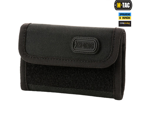 M-TAC КОШЕЛЕК С ЛИПУЧКОЙ ELITE BLACK