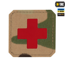 M-TAC НАШИВКА MEDIC CROSS LASER CUT MULTICAMRED