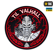 M-TAC НАШИВКА TIL VALHALL ПВХ КРАСНО-ЧЕРНАЯ