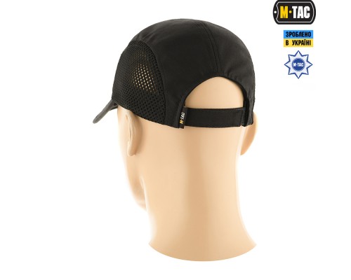 M-TAC БЕЙСБОЛКА ТАКТИЧЕСКАЯ 5-ПАНЕЛЬНАЯ С СЕТКОЙ SPECIAL LINE BLACK