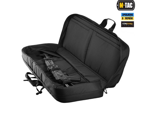 M-TAC ЧЕХОЛ ДЛЯ ОРУЖИЯ ELITE 100 СМ. (2 ОТДЕЛЕНИЯ) С ЛЯМКАМИ BLACK
