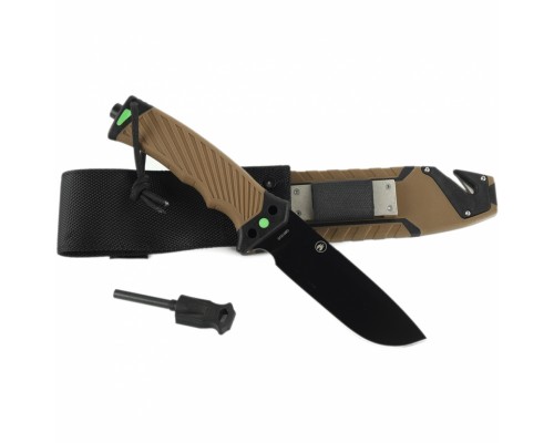 Нож Ganzo G8012V2-DY коричневый