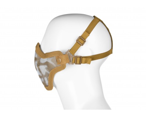 Защитная маска Invader Gear Steel Half Face Mask Death Head TAN